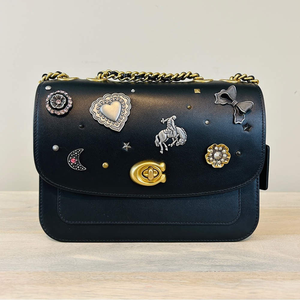 Customized Coach Madison shoulder bag, EUC!